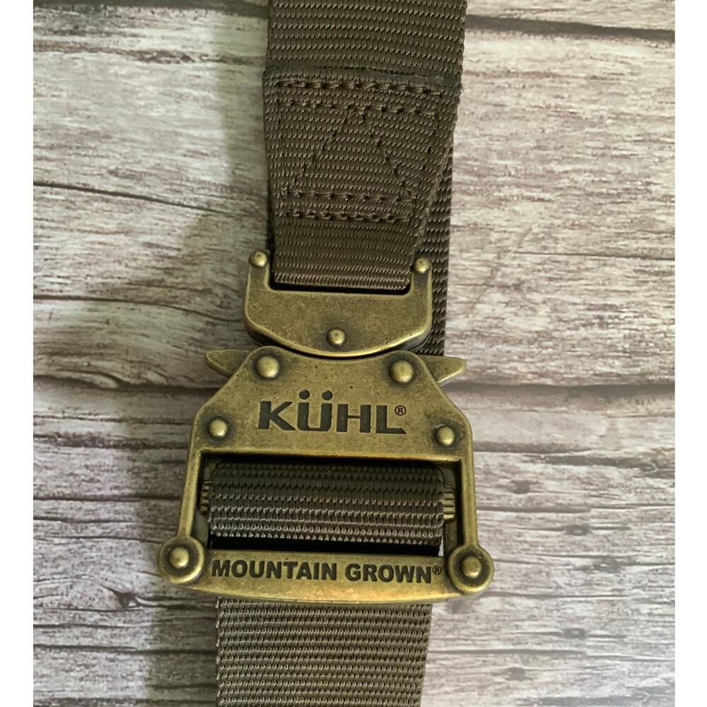 Kuhl Tactical Raid Belt Olive Green Cobra Style Quick Release Buckle Mens